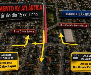 Avenida Atlântica terá bloqueios por 60 dias