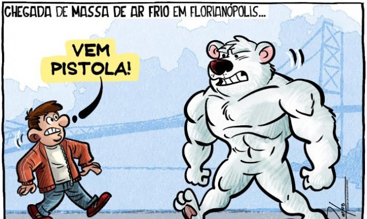Frio intenso coloca Florianópolis em alerta