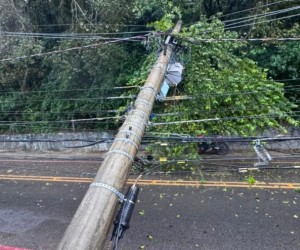 Canto da Lagoa encara apagão após deslizamento