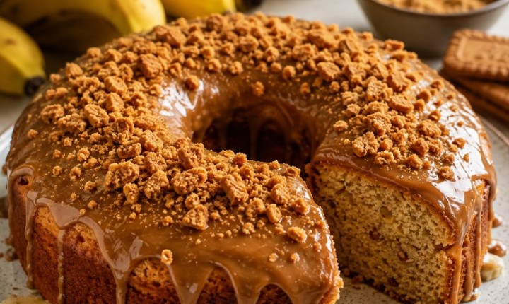 Airfryer deixa bolo de banana mais prático
