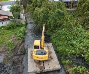 Rio da Lagoinha ganha nova limpeza preventiva