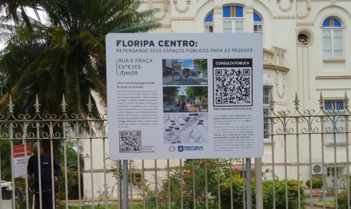 Moradores podem opinar sobre mudanças no centro de Floripa