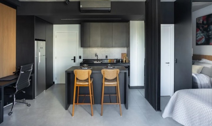 Studio integrado? Veja como preservar a intimidade em casa