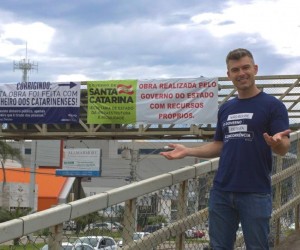 Deputado e vereadora fiscalizam irregularidades em Florianópolis