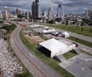 Florianópolis terá ponto de vacinação  extra para pedestres
