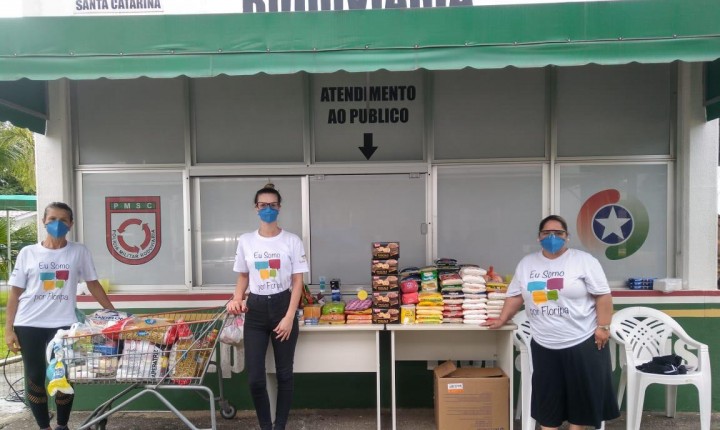 Fundação Somar arrecada cestas básicas nos drive-thru de vacinação neste final de semana