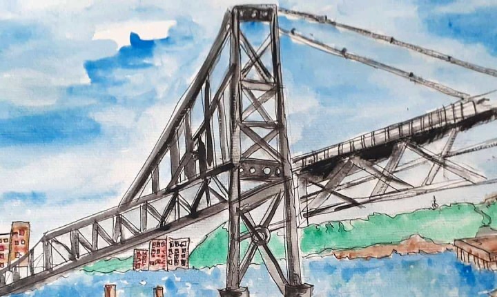 Artista plástico de Florianópolis se rende aos encantos da aquarela