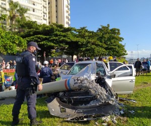 ATUALIZAÇÃO: Colisão em poste 