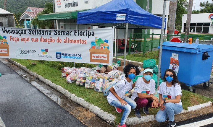 Cerca de 40 toneladas de alimentos são arrecadados