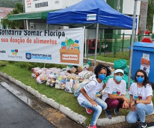 Cerca de 40 toneladas de alimentos são arrecadados