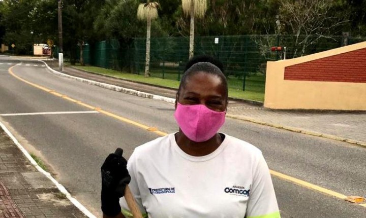 A alegria contagiante de Luciana