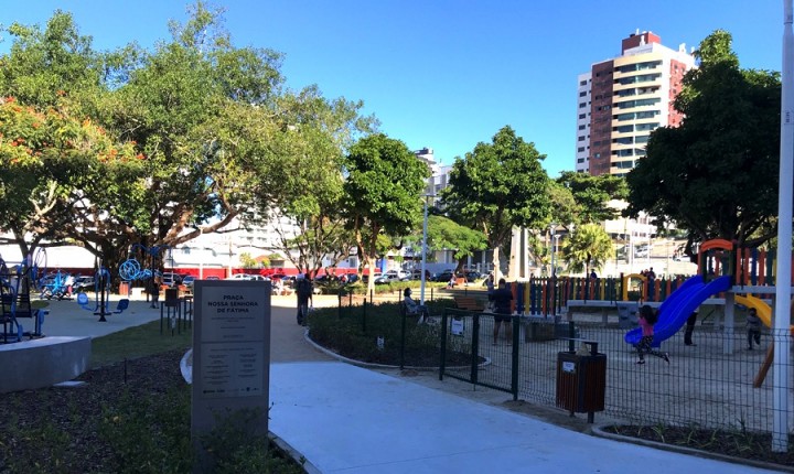 Praça Nossa Senhora de Fátima é entregue à comunidade