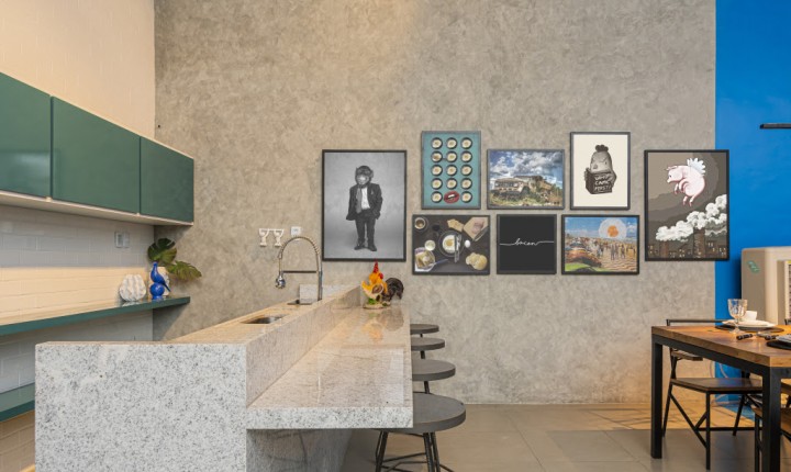 Quadros oferecem conforto e sofisticação para a cozinha