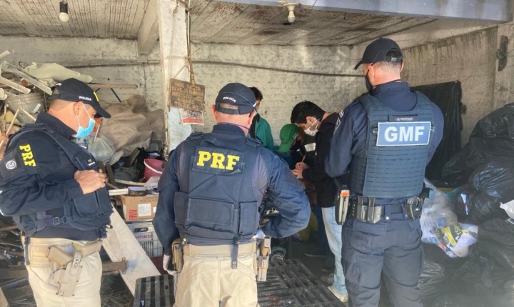 Operação realiza ação para coibir crime de receptação de itens furtados