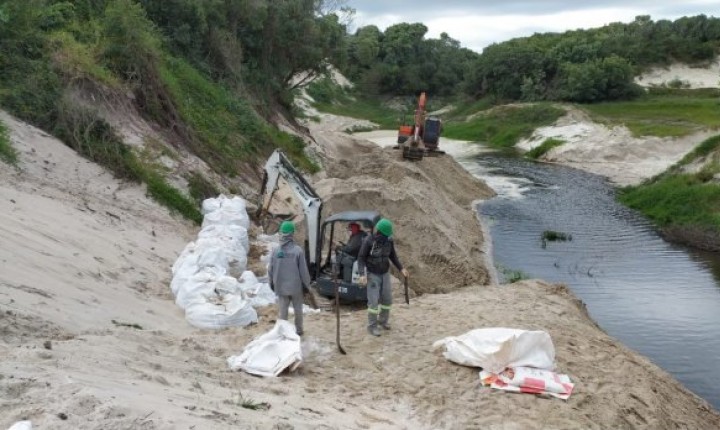 CASAN conclui sistema de bombeamento emergencial na Lagoa da Conceição