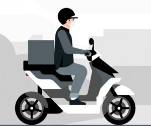 Uber lança nova opção para enviar itens de moto na Capital