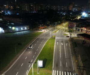 Iluminação pública: o antes e o depois da Silva Jardim