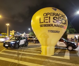 Guarda Municipal de Florianópolis realizou blitz na madrugada deste sábado