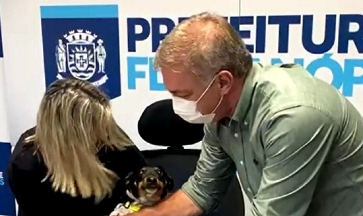 Quem é a cachorrinha que ficou famosa por assinar Projeto de Lei na Capital