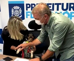 Quem é a cachorrinha que ficou famosa por assinar Projeto de Lei na Capital