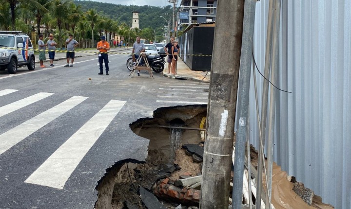 Deslizamentos e ocorrências no Norte da Ilha