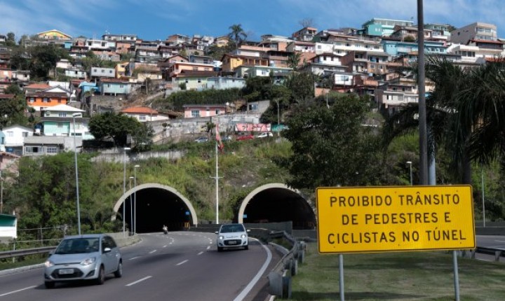 Túnel Antonieta de Barros terá interdição parcial à noite