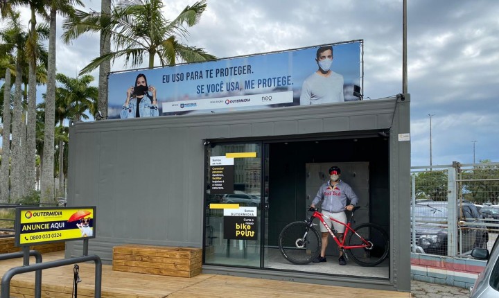 Bike guardada de forma gratuita? Conheça o 'Bike Point', em Floripa