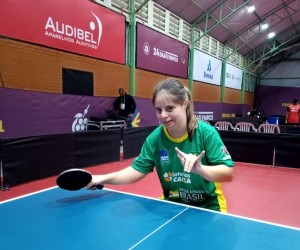 Jovem de SC é a única mesa-tenista surda do sul do Brasil convocada para as Surdolimpíadas
