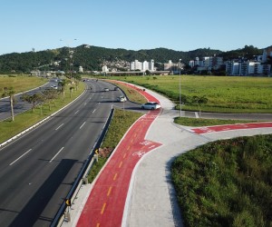 Ciclovia e passeio são inaugurados na Via Expressa Sul