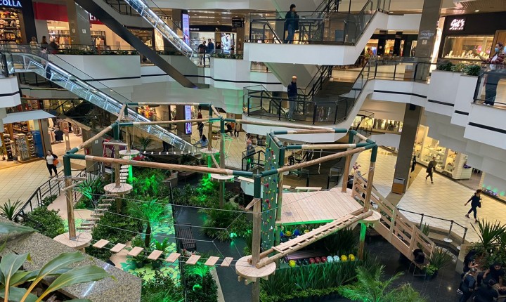 Beiramar Shopping recebe circuito de aventuras