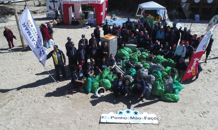 Surpresa desagradável: quase 3 toneladas de lixo são recolhidos pelo 'Limpeza dos Mares'