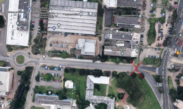 Nesta segunda, 15/08 haverá suspensão do trânsito de acesso à UFSC