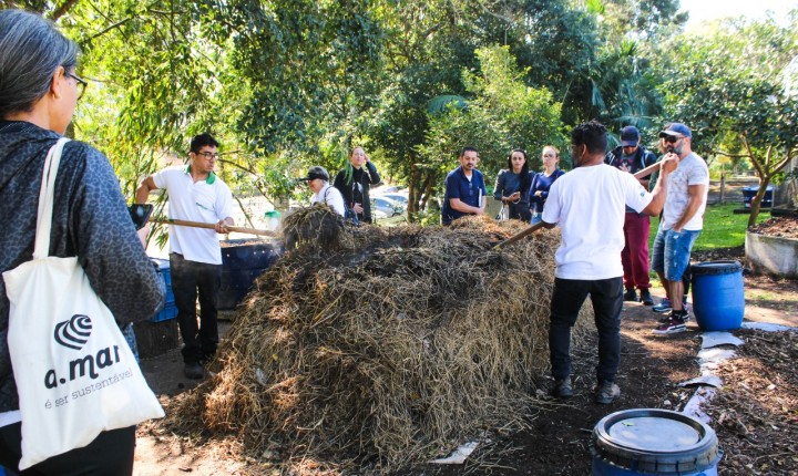 Pátios de compostagem remunerados e descentralizados são realidade na Capital