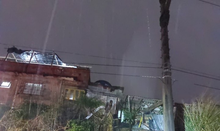 Chuvas intensas desta 2ª feira já causaram estragos nas encostas