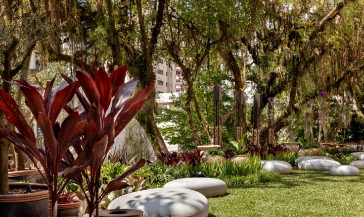 Jardim é inspirado em ave típica da Mata Atlântica 