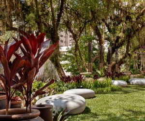 Jardim é inspirado em ave típica da Mata Atlântica 