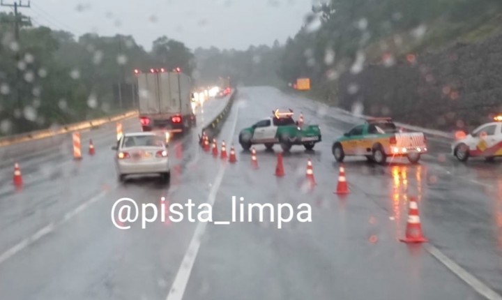BR 101 - Sul volta a ser parcialmente interditada