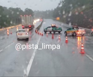 BR 101 - Sul volta a ser parcialmente interditada