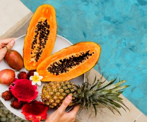 Proteção solar pelo prato