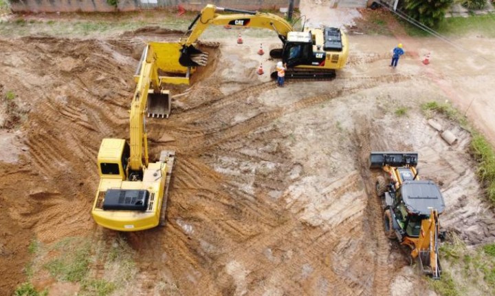 Maior obra de drenagem da Capital recebe vistoria