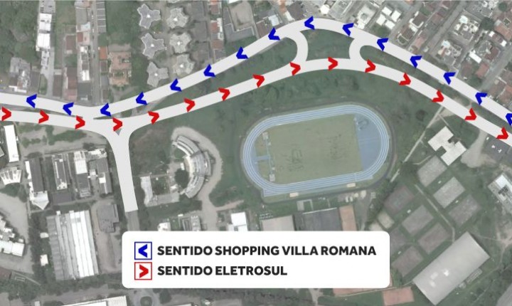 Rua Dep. Antônio Edu Vieira tem desvio de trânsito à partir deste domingo, 29/01.