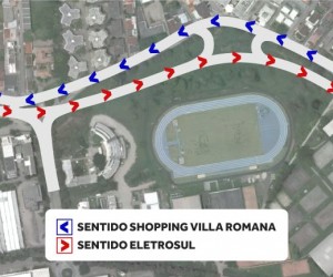 Rua Dep. Antônio Edu Vieira tem desvio de trânsito à partir deste domingo, 29/01.