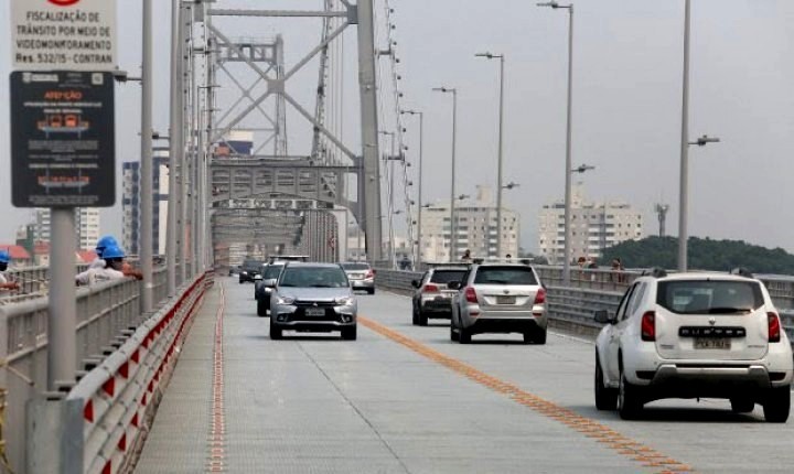 Pistas da Ponte Hercílio Luz estarão bloqueadas 
