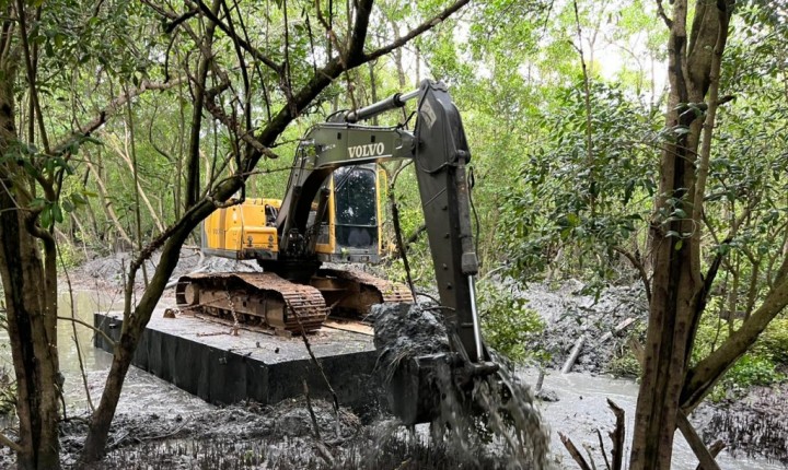 Limpeza no Rio Tavares é liberada pela Justiça Federal 