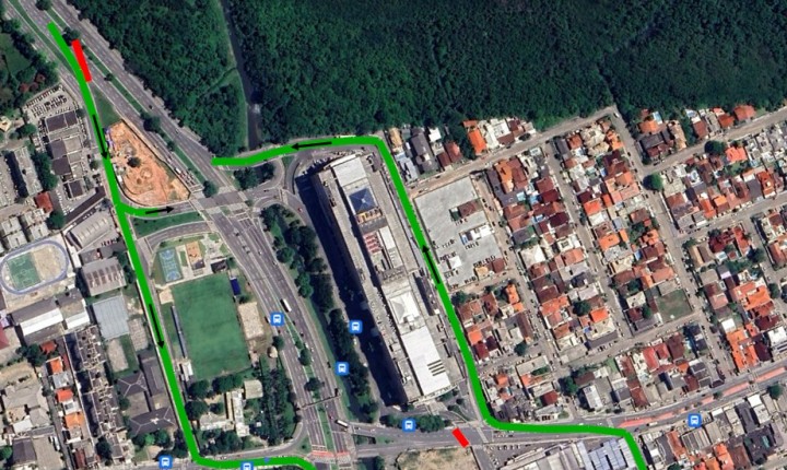 Remoção de passarela altera trânsito