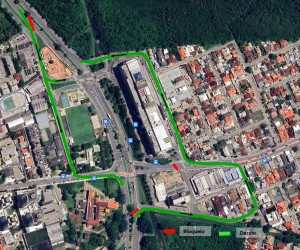 Remoção de passarela altera trânsito