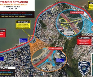 Procissão do Senhor dos Passos e Meia Maratona  alteram trânsito neste  sábado e domingo 