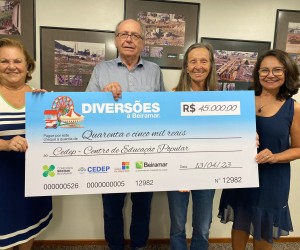 Beiramar Shopping repassa arrecadação solidária para o Cedep