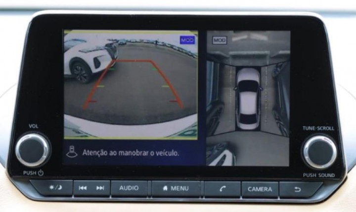 Estacionar o Novo Nissan Sentra é fácil e seguro