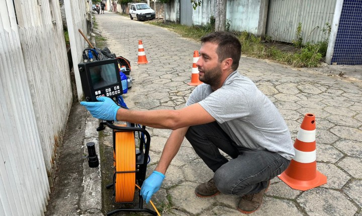 Despejo irregular de esgoto é identificado com tecnologia